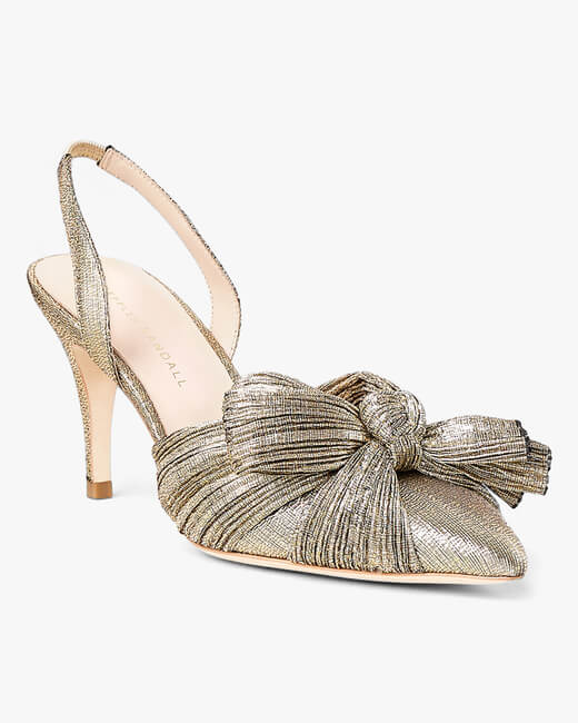 Sylvana Pleated Knot Slingback Pump
