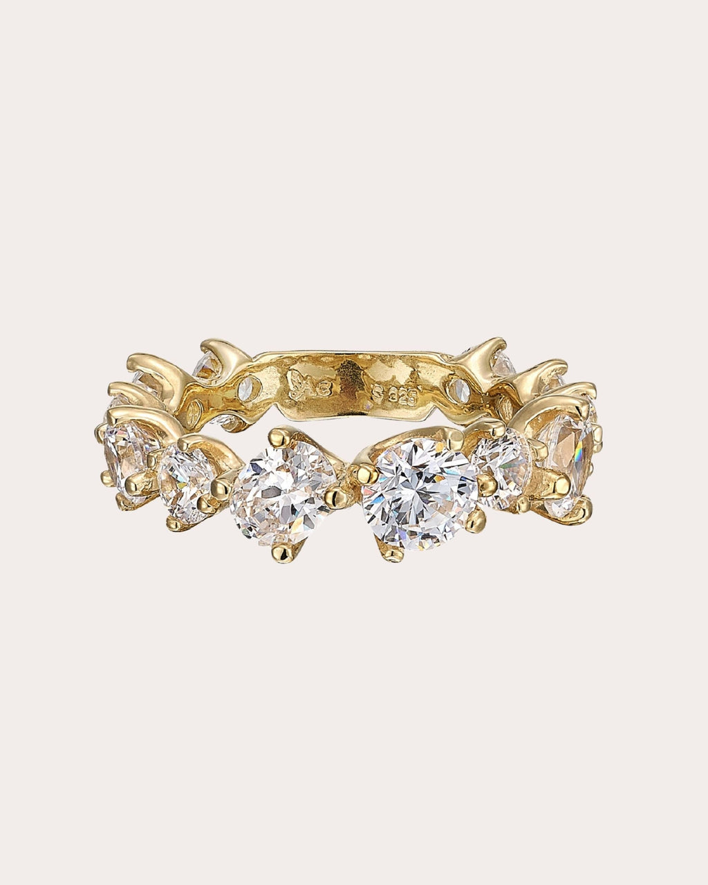 Milky Way 18K Gold Vermeil Lab-Grown Diamond Ring