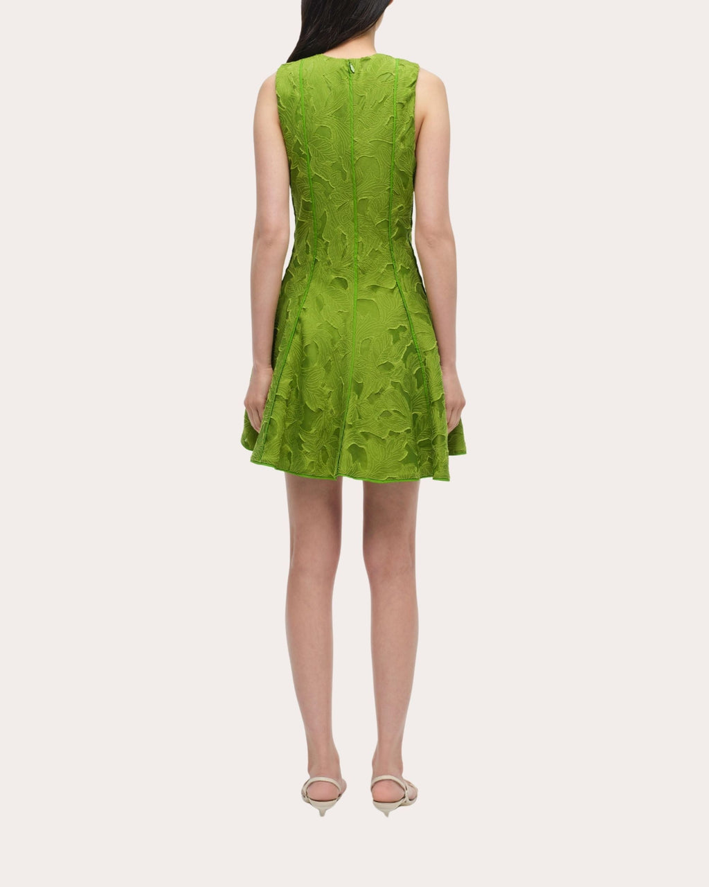Sylvia Jacquard Fit & Flare Mini Dress