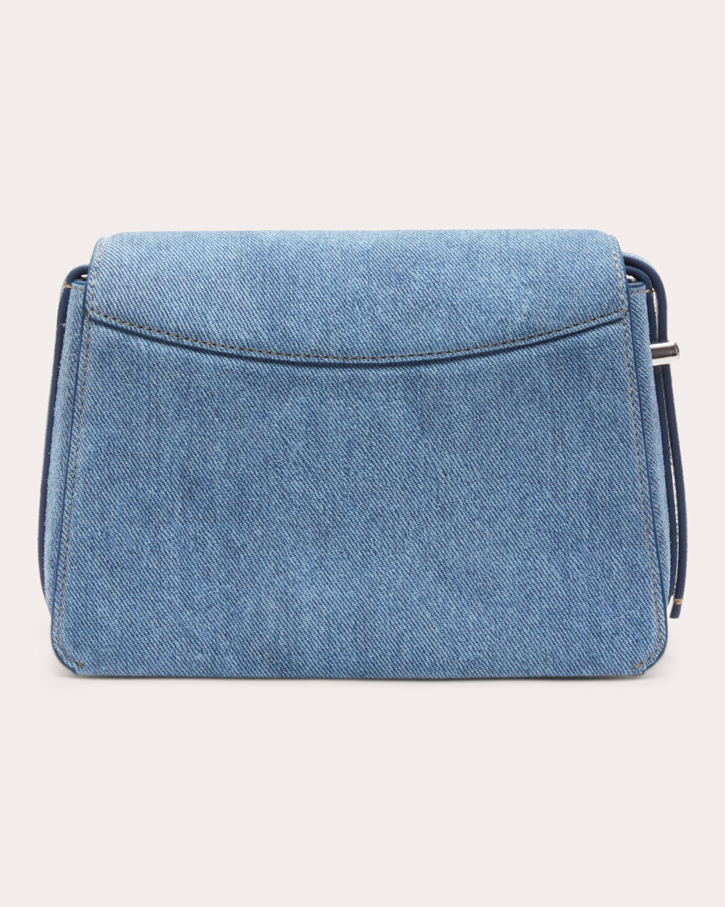 ID Printed Suede Shoulder Bag