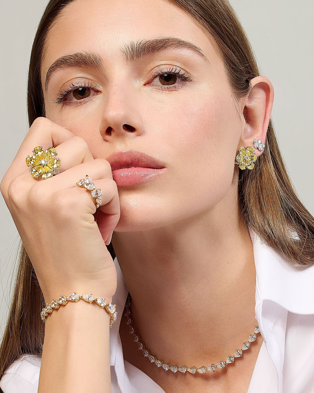 Milky Way 18K Gold Vermeil Lab-Grown Diamond Ring