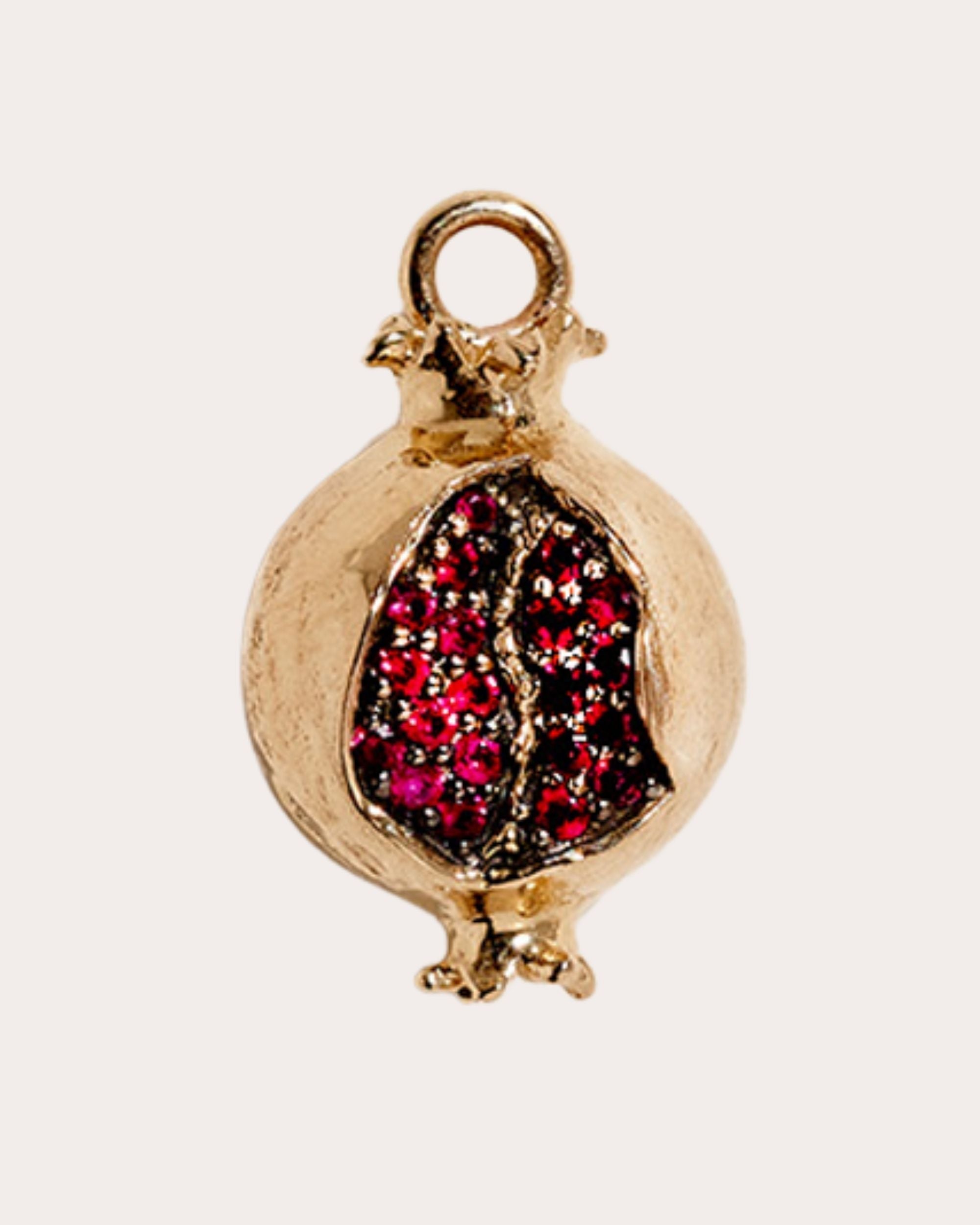 Persephone Ruby & 14k Gold Pendant