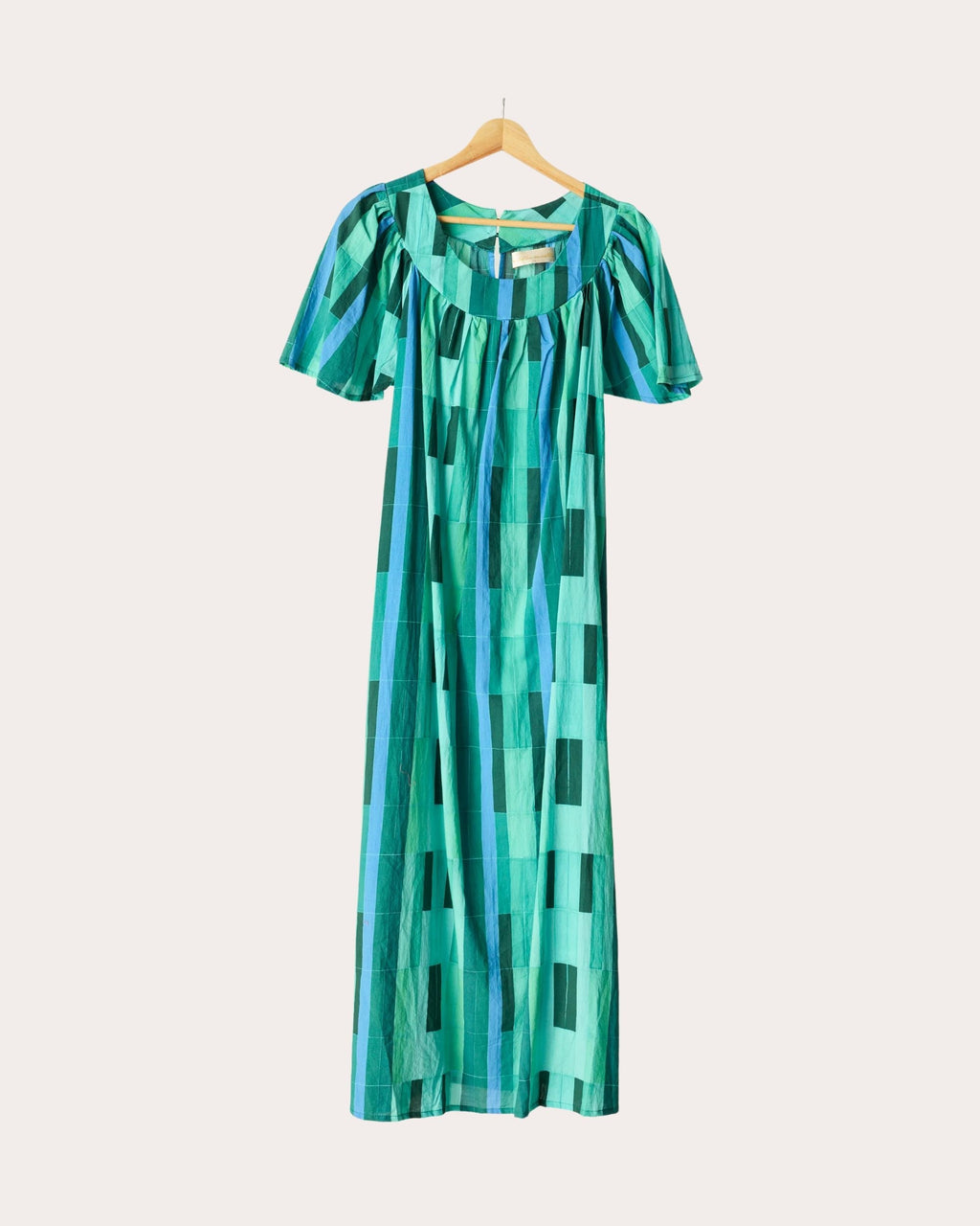 Sienna Cotton Gathered Maxi Dress