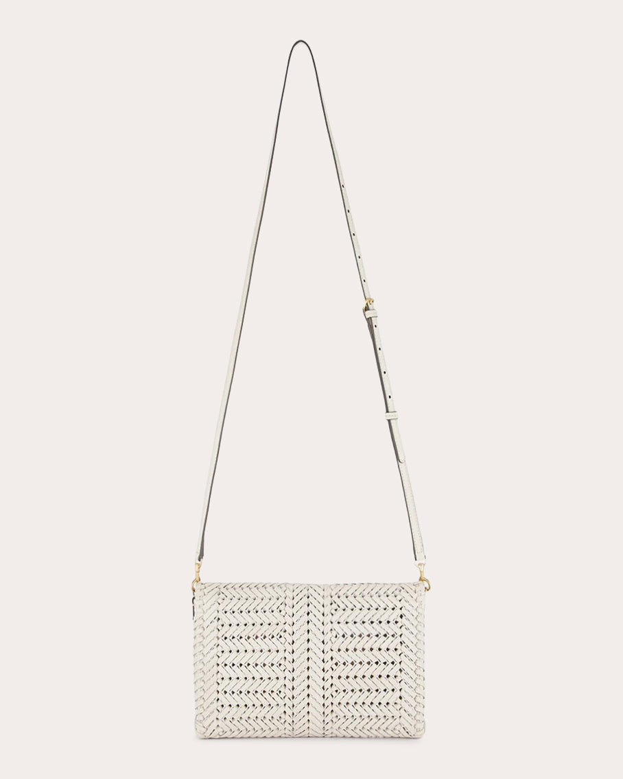 Neeson Woven Leather Shoulder Bag