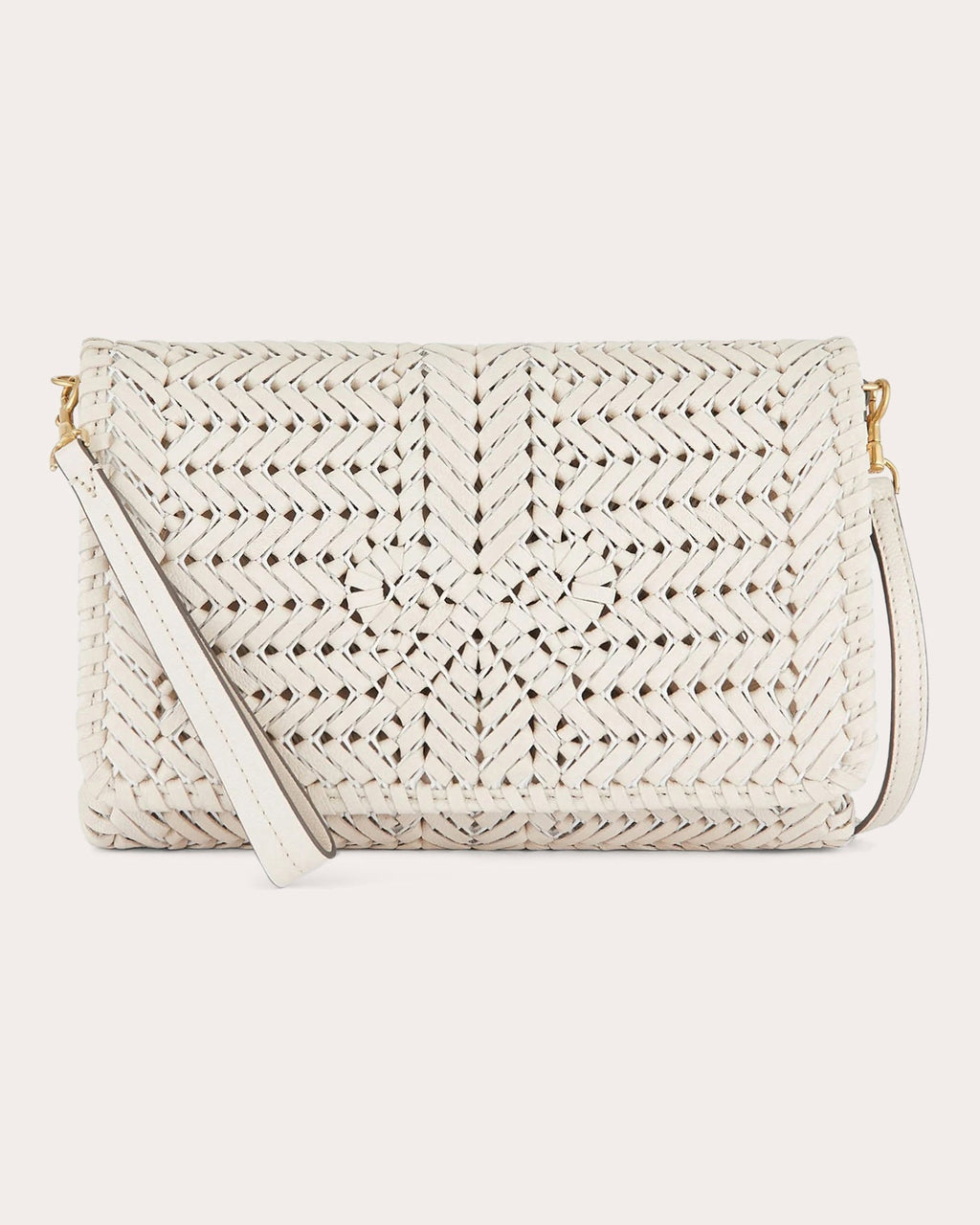 Neeson Woven Leather Shoulder Bag