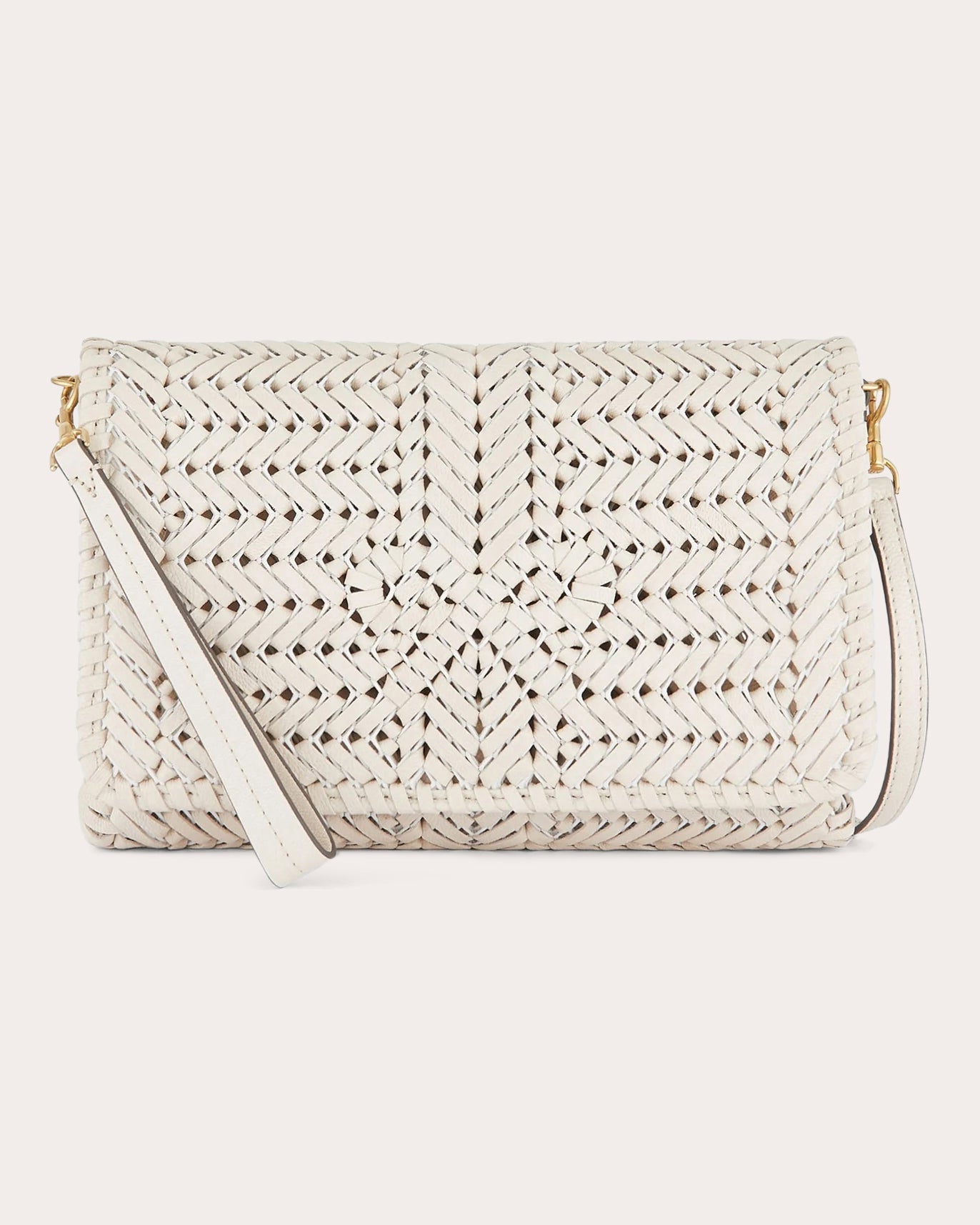 Neeson Woven Leather Shoulder Bag