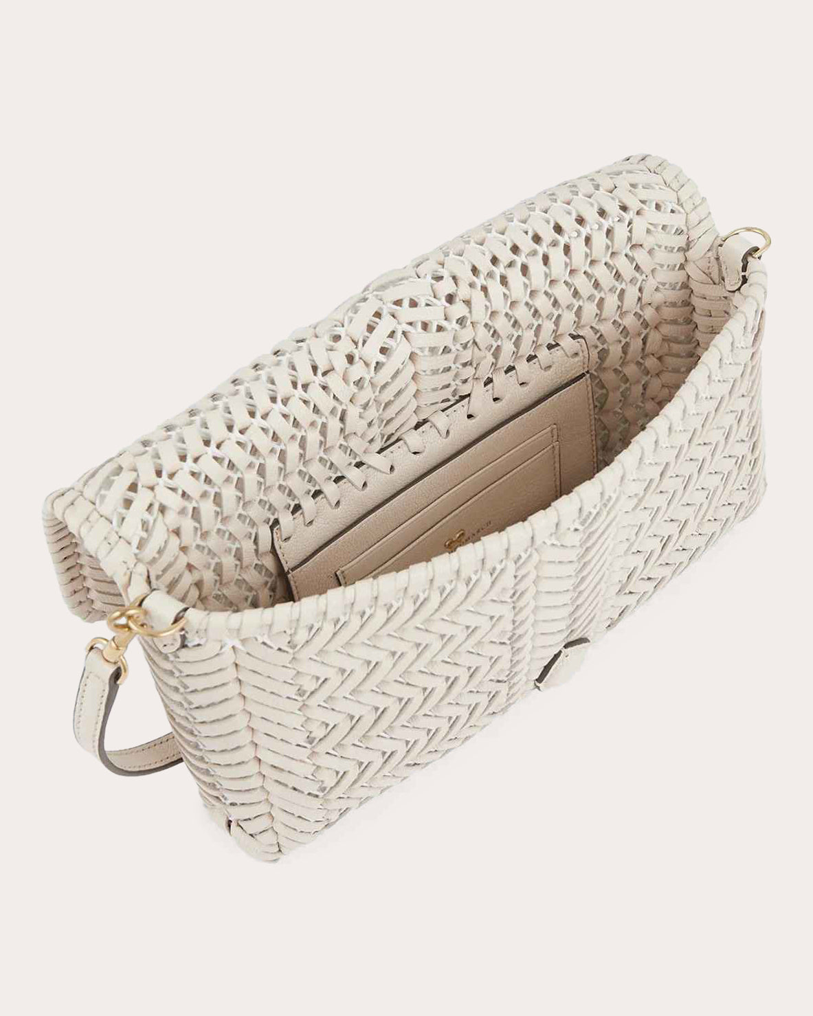 Neeson Woven Leather Shoulder Bag