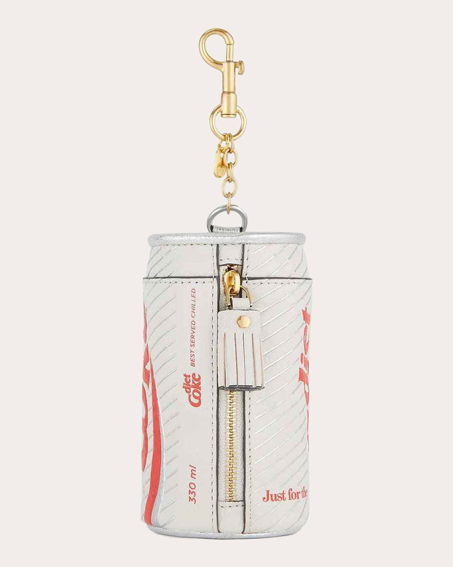 Diet Coke Leather Coin Purse Bag Charm