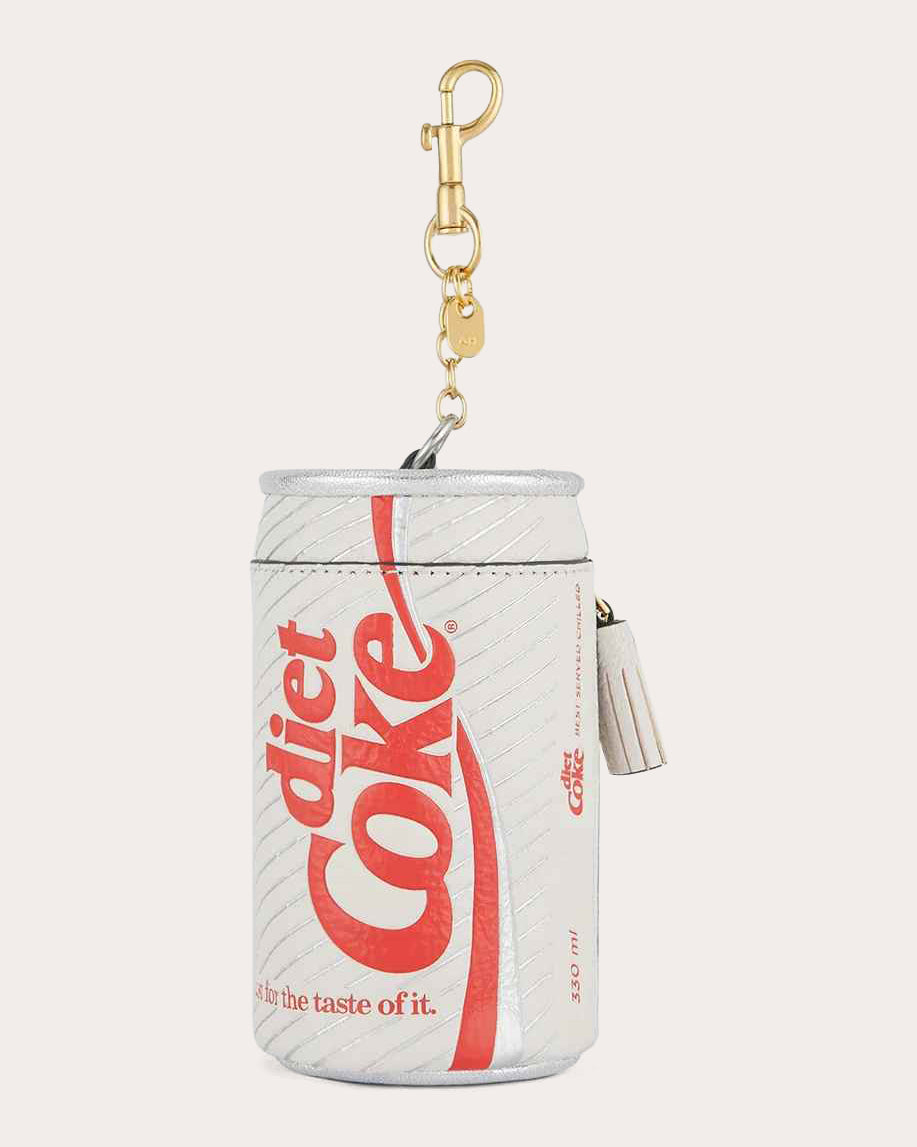 Diet Coke Leather Coin Purse Bag Charm