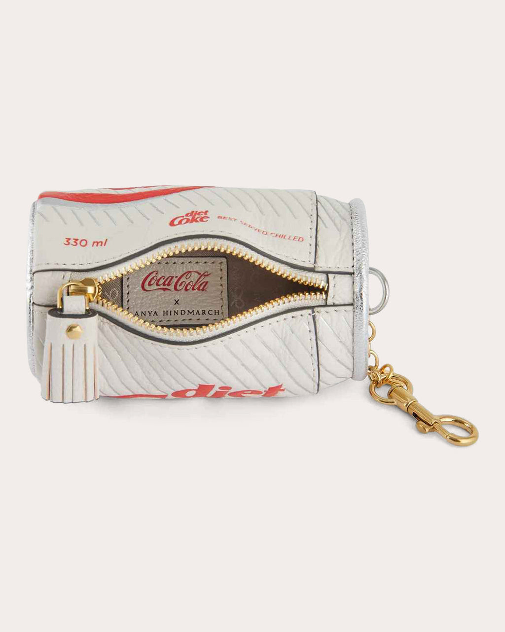 Diet Coke Leather Coin Purse Bag Charm