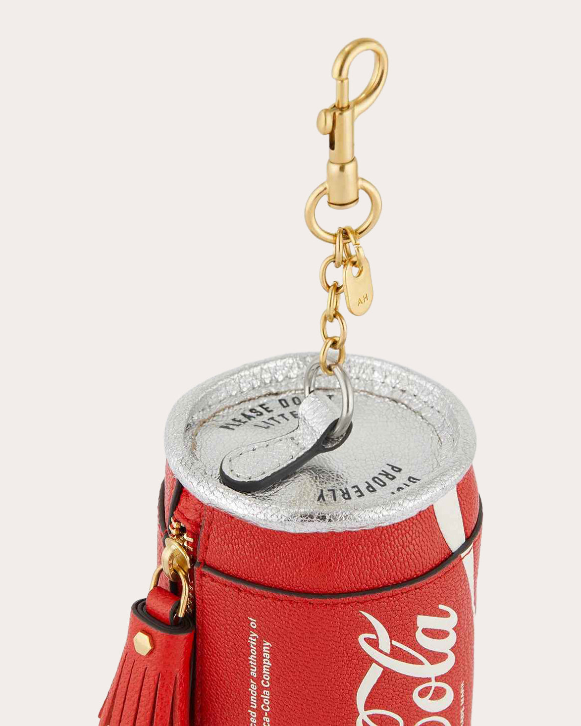 Coca Cola Leather Coin Purse Bag Charm