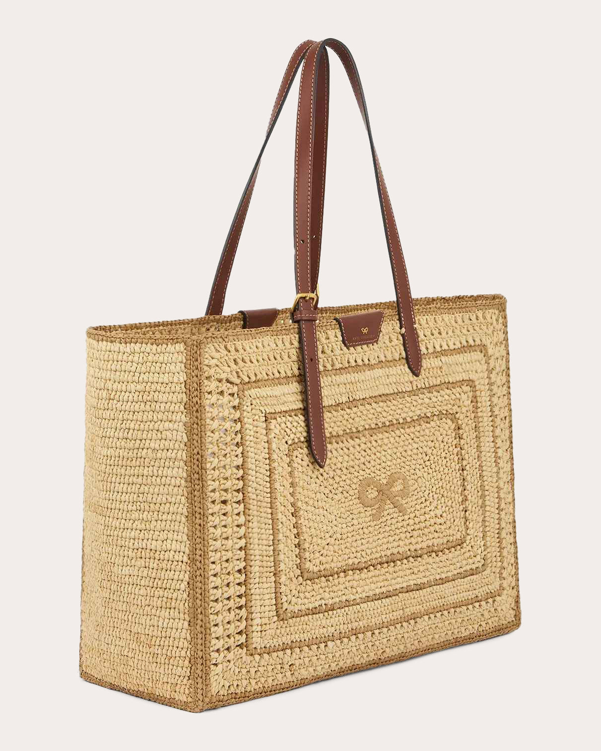 Raffia Bow Tote