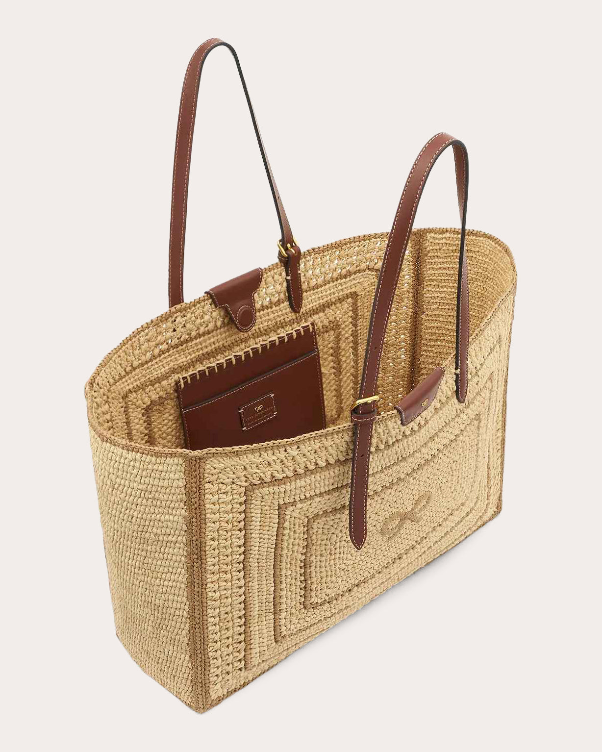 Raffia Bow Tote
