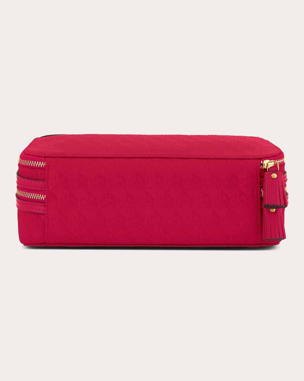 Make-Up Dual-Zip Nylon Jacquard Pouch