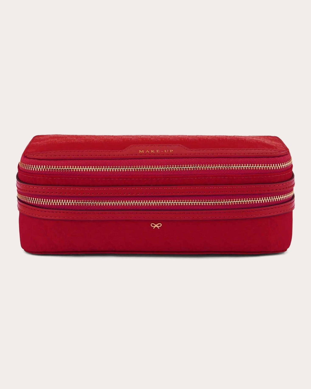 Logo Nylon Jacquard Make-Up Pouch