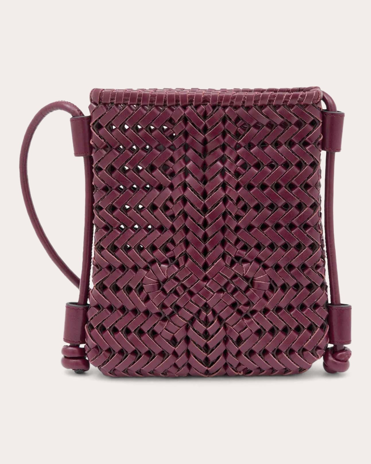 Neeson Woven Leather Shoulder Bag