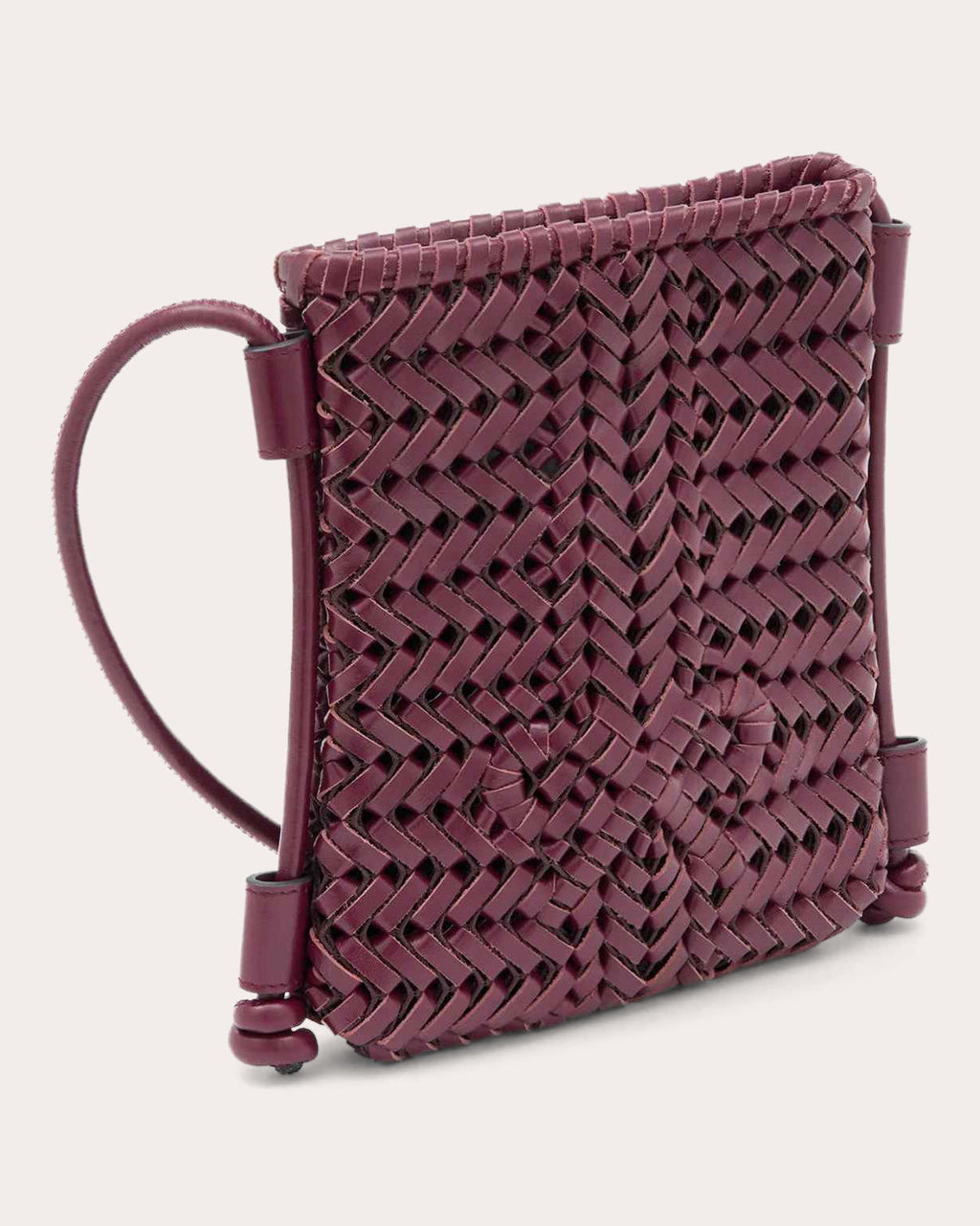 Neeson Woven Leather Shoulder Bag