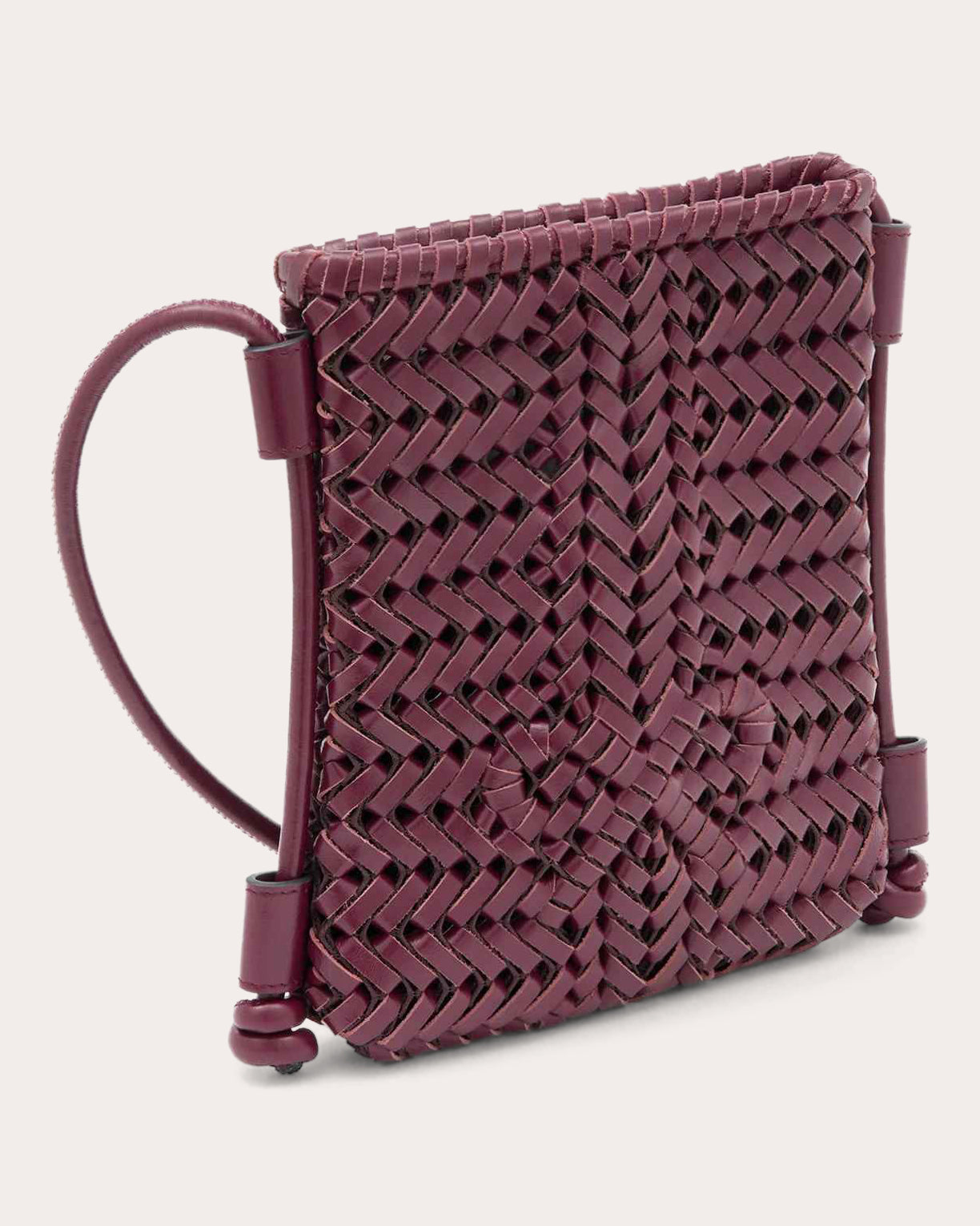 Neeson Woven Leather Shoulder Bag