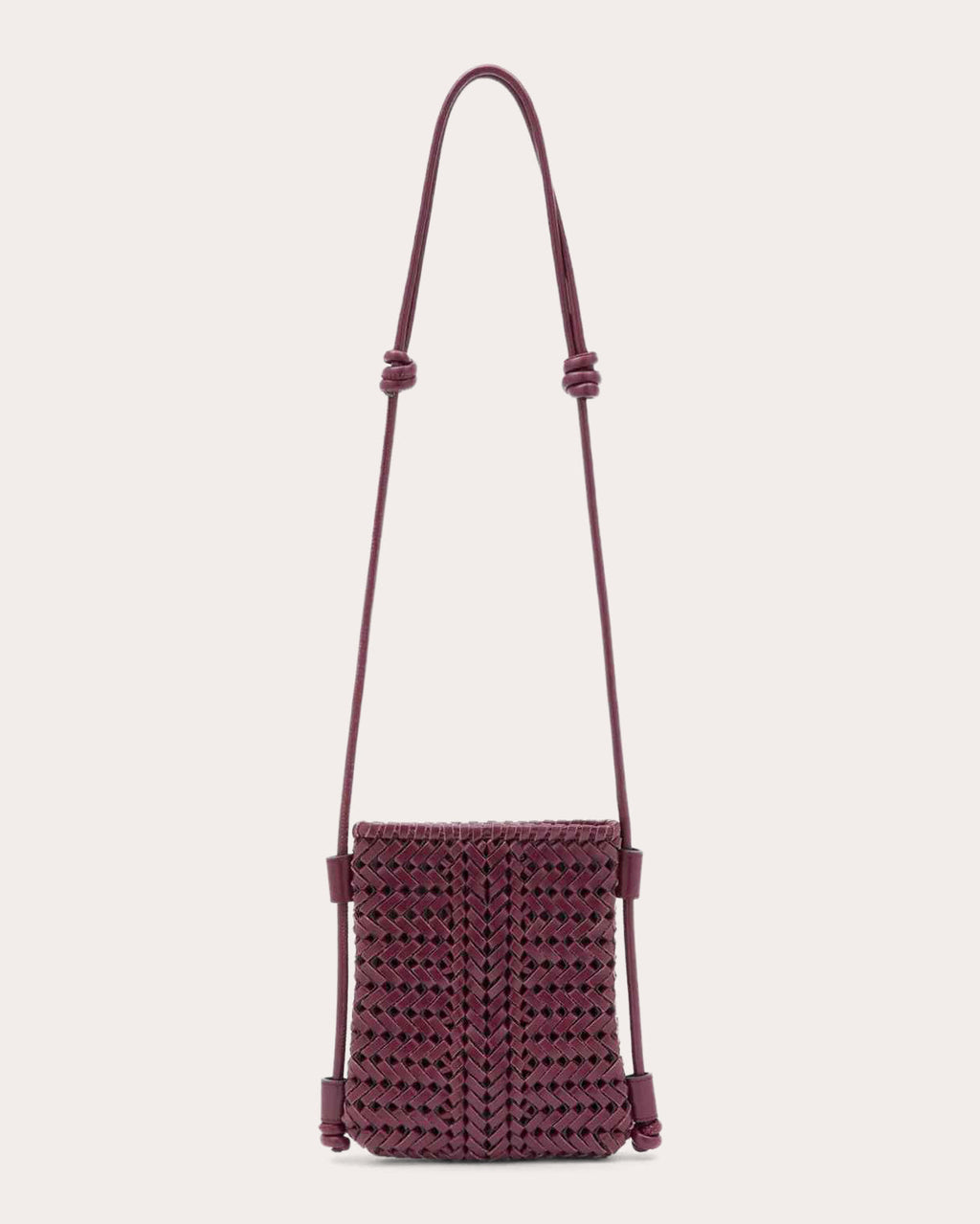 Neeson Woven Leather Shoulder Bag