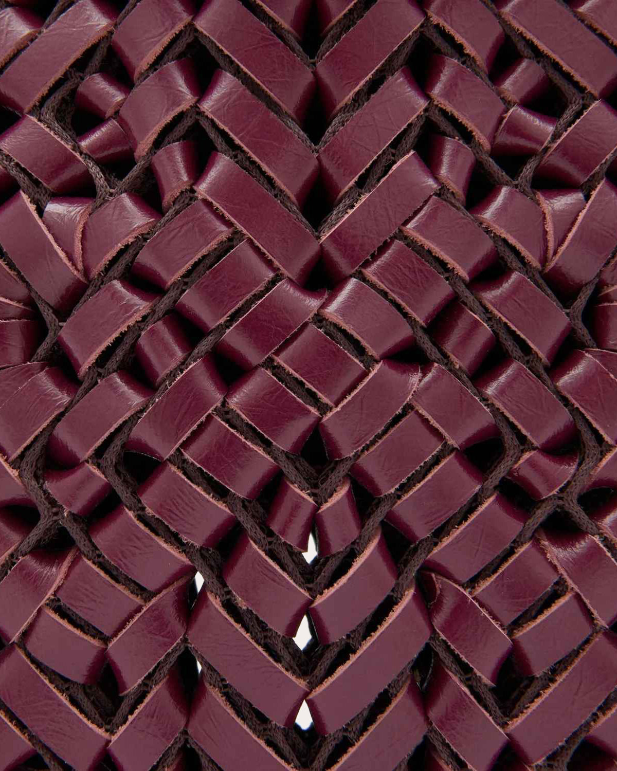 Neeson Woven Leather Shoulder Bag
