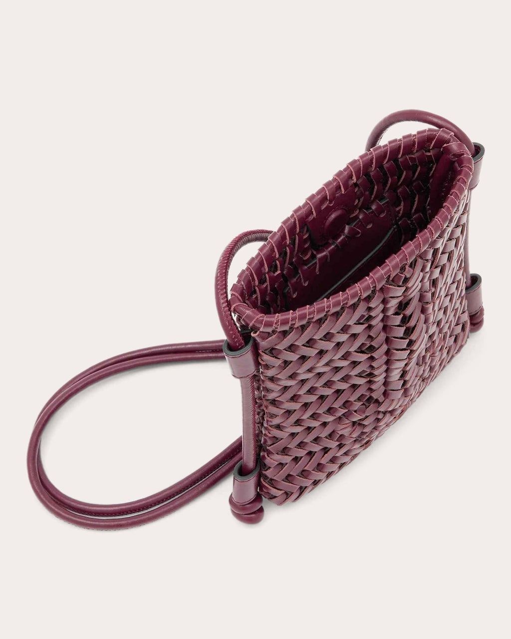 Neeson Woven Leather Shoulder Bag