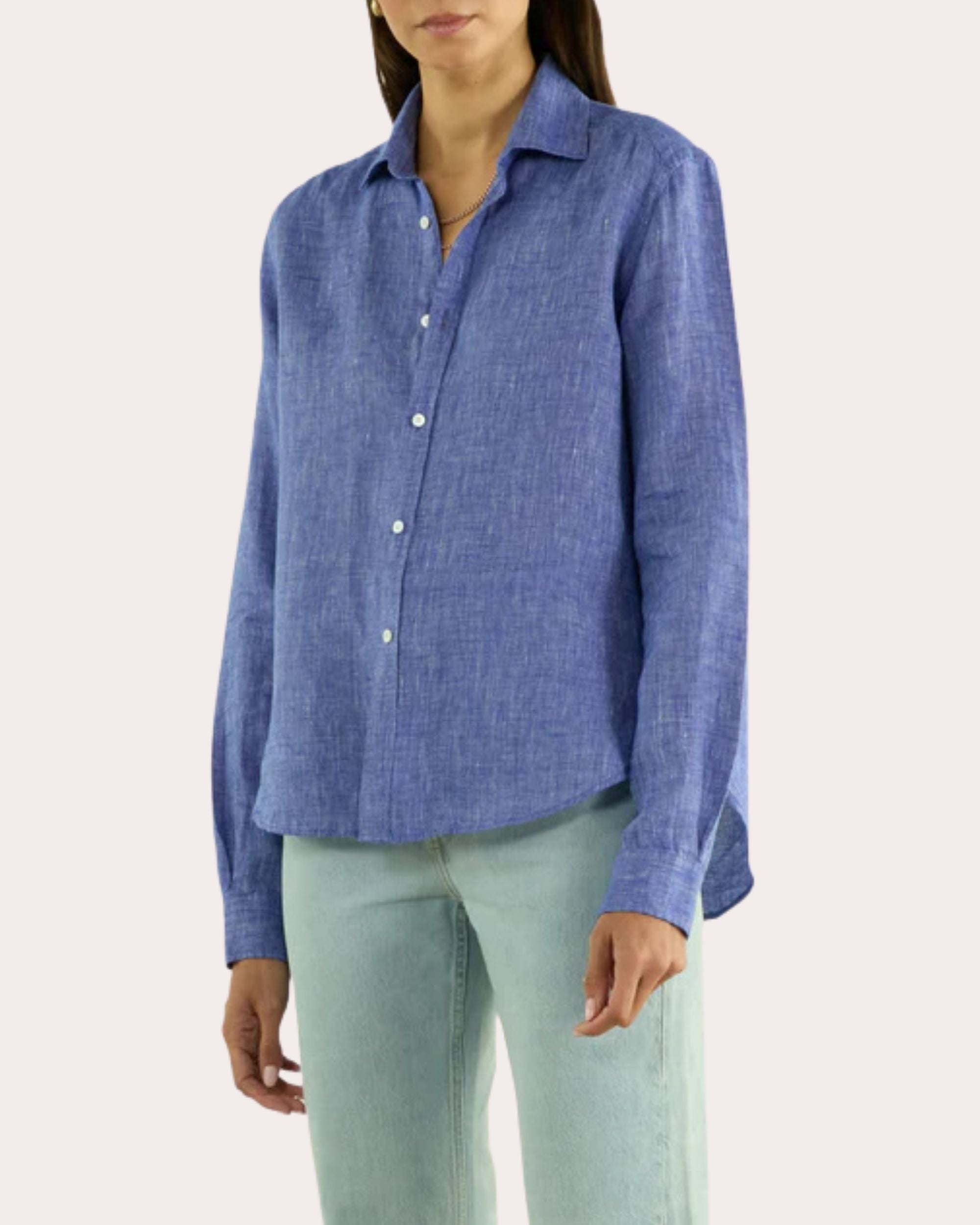 The Classic Linen Button-Up Shirt