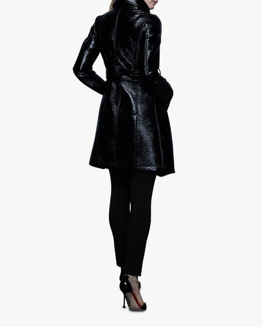 Faux Fur Belted Coat