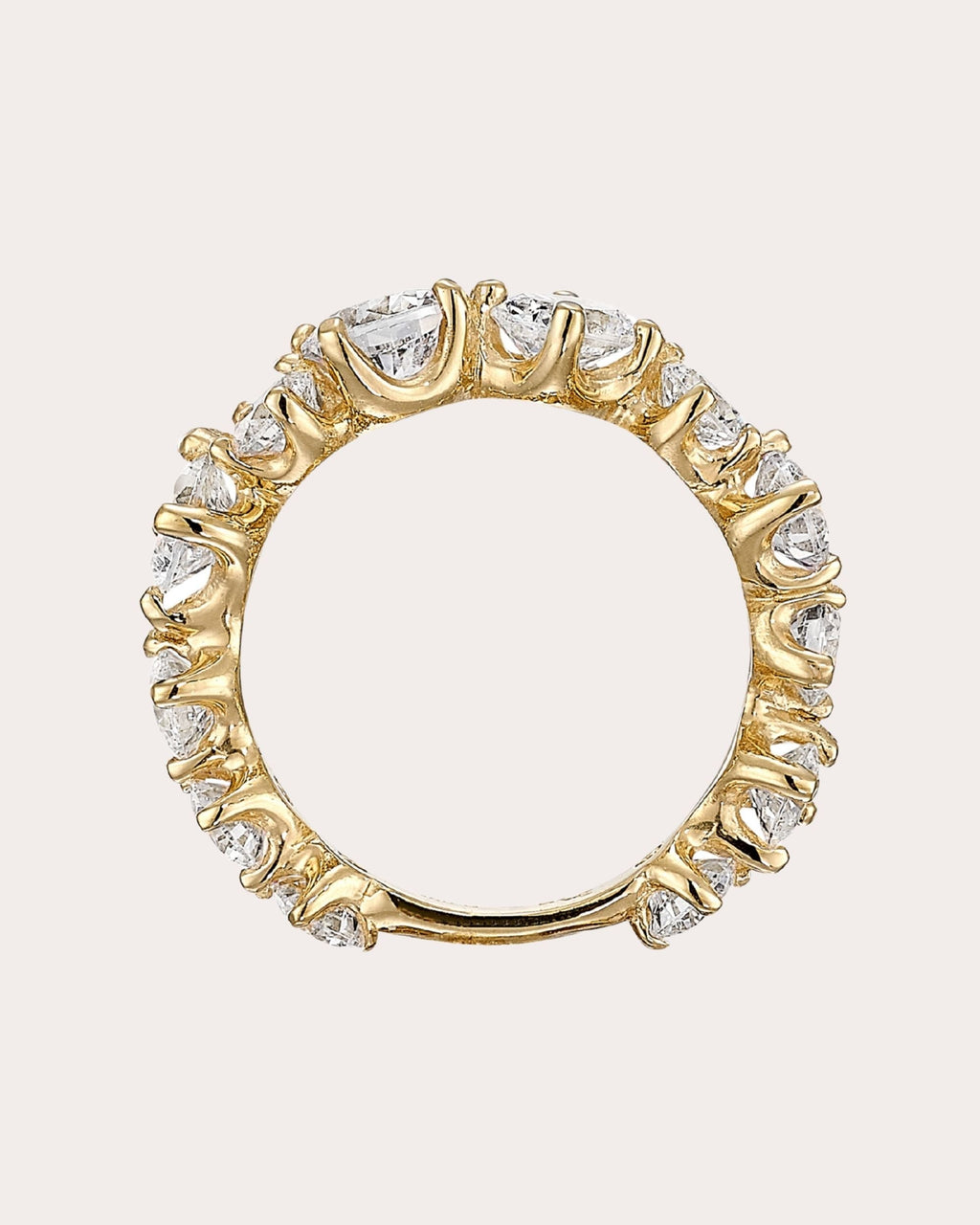 Milky Way 18K Gold Vermeil Lab-Grown Diamond Ring