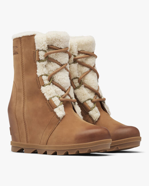 Joan Of Arctic Shearling Wedge Boot
