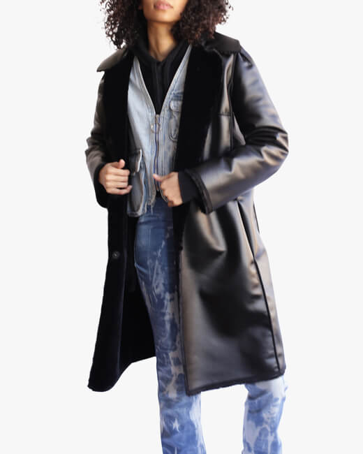 Teddy Reversible Faux Fur Coat