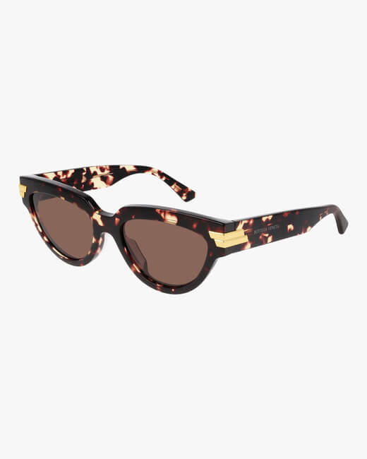 Spotted Havana Oval Sunglasses