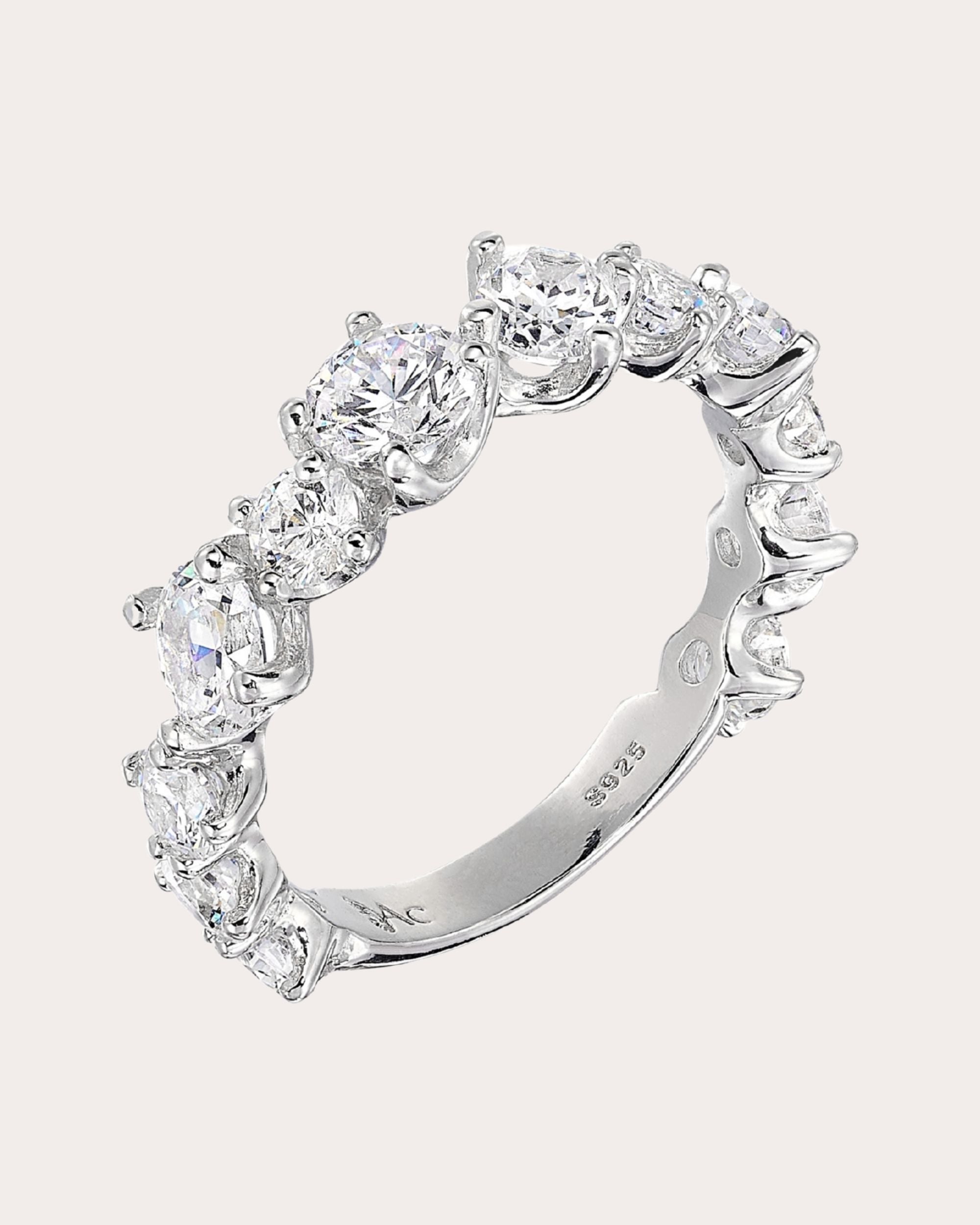 Milky Way 18K Gold and Rhodium Vermeil Lab-Grown Diamond Ring