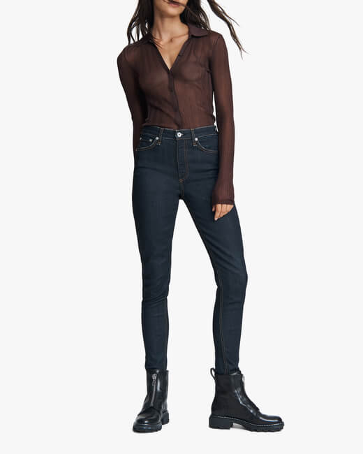 Nina High-Rise Skinny Jeans