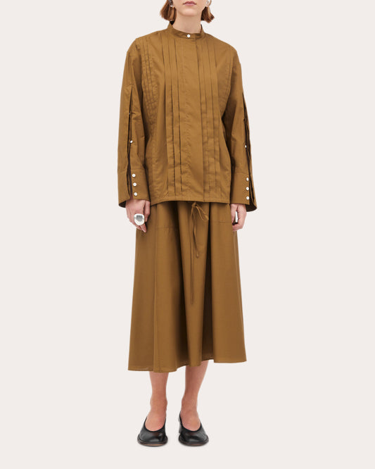 Nanda Organic Cotton Midi Skirt