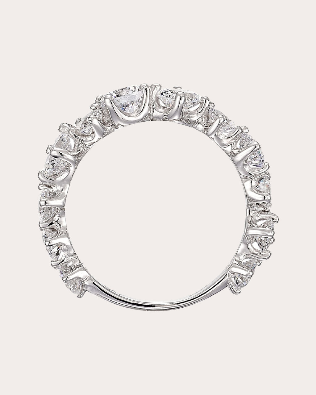 Milky Way 18K Gold and Rhodium Vermeil Lab-Grown Diamond Ring