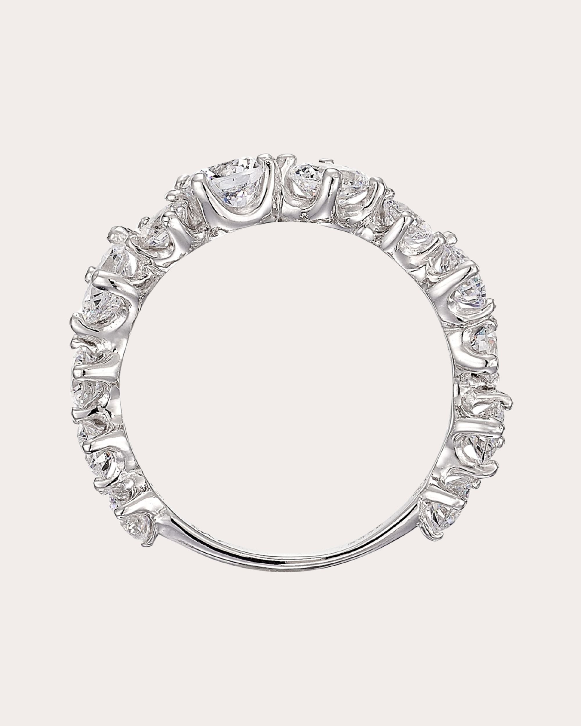 Milky Way 18K Gold and Rhodium Vermeil Lab-Grown Diamond Ring