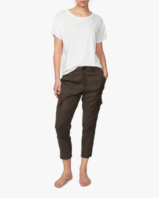 Cropped Cargo Pants