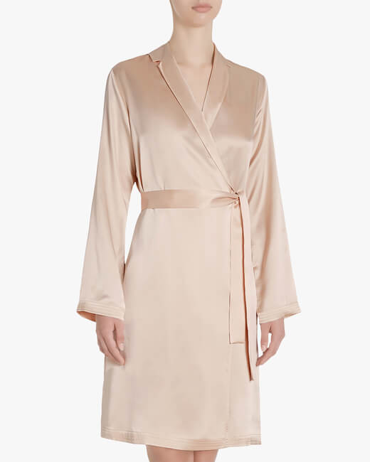 Silk Short Robe