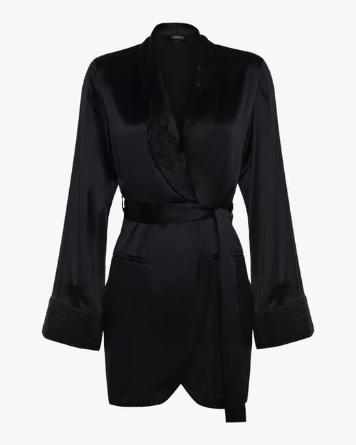 Floral Groove Short Robe