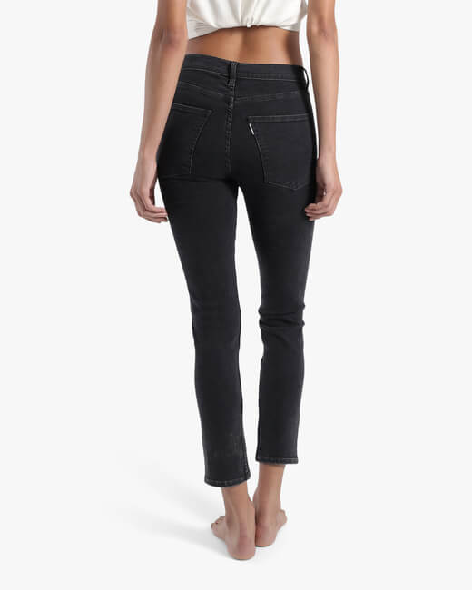 Stone Mid-Rise Skinny Jeans