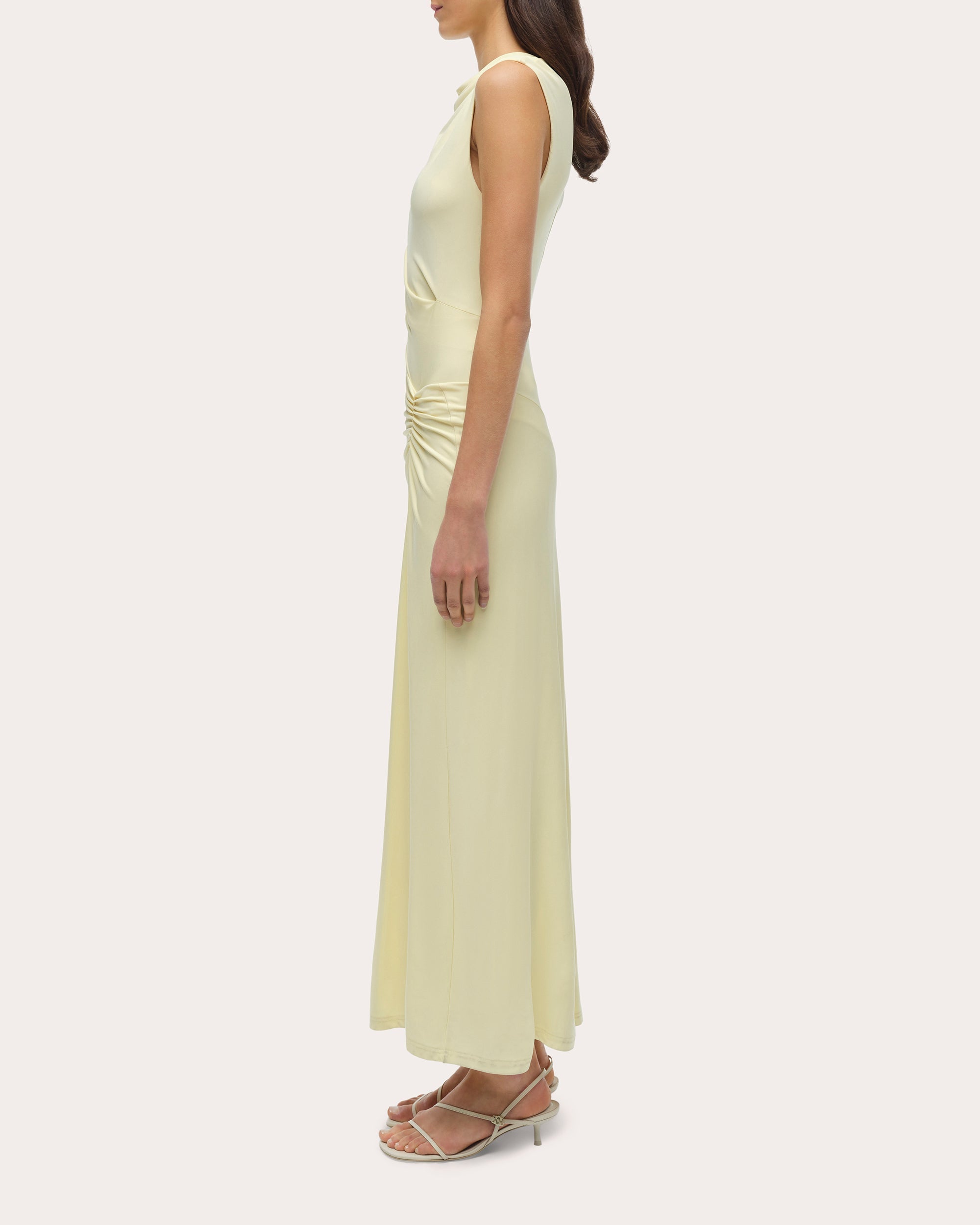 Acacia Draped Jersey Maxi Dress