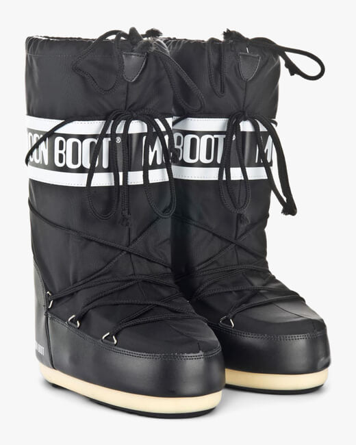 Black Nylon Moon Boot