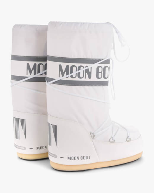 White Nylon Moon Boot
