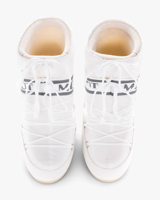 White Nylon Moon Boot