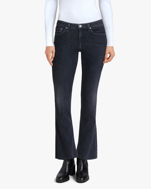 Nina High-Rise Ankle Flare Jeans