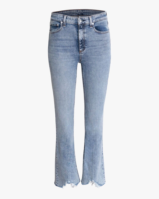 Nina High-Rise Ankle Flare Jeans