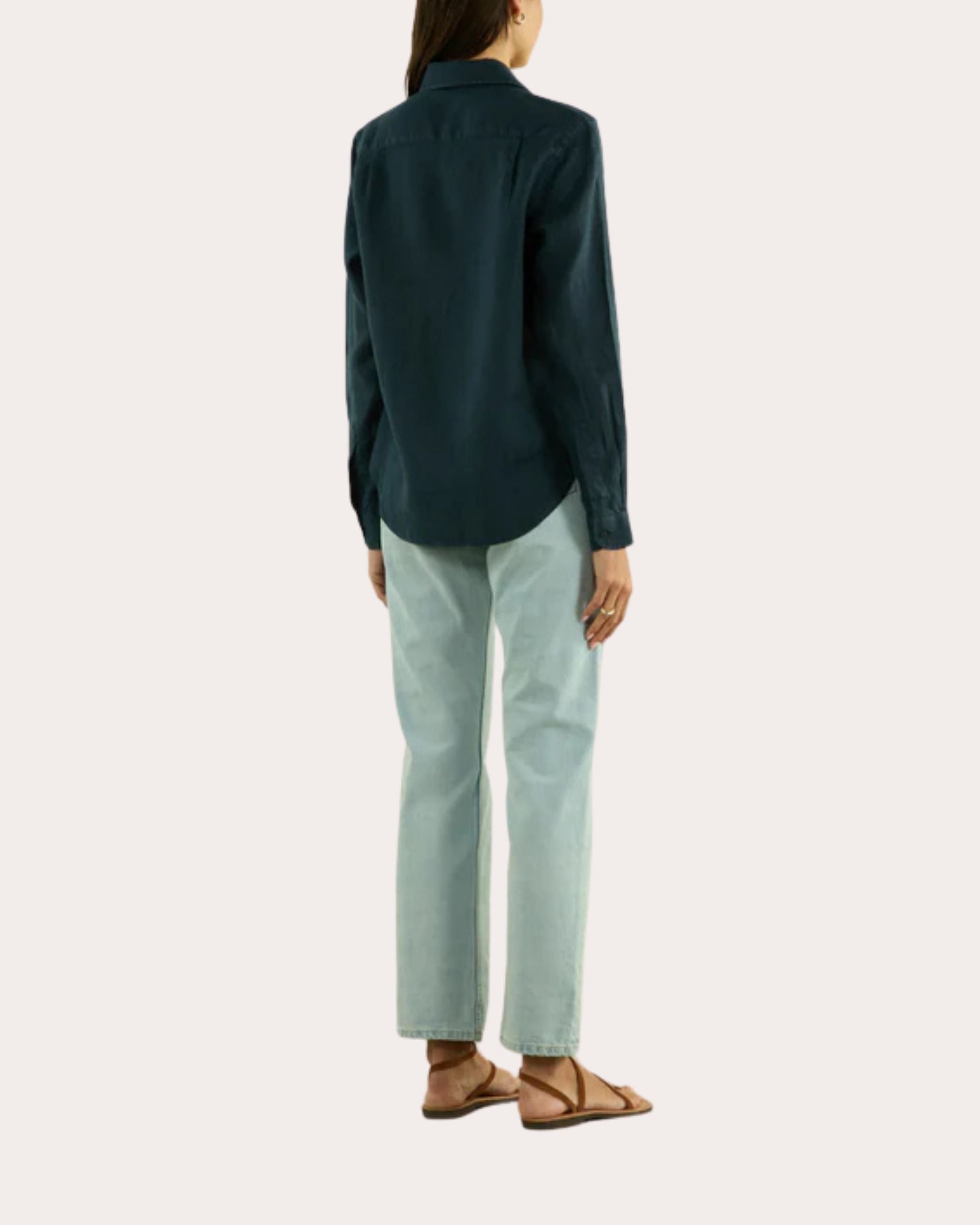 The Classic Linen Button-Up Shirt