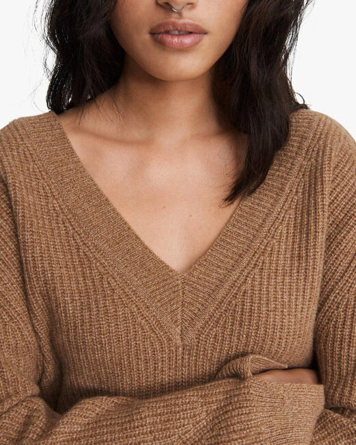 Pierce Cashmere V Neck Sweater