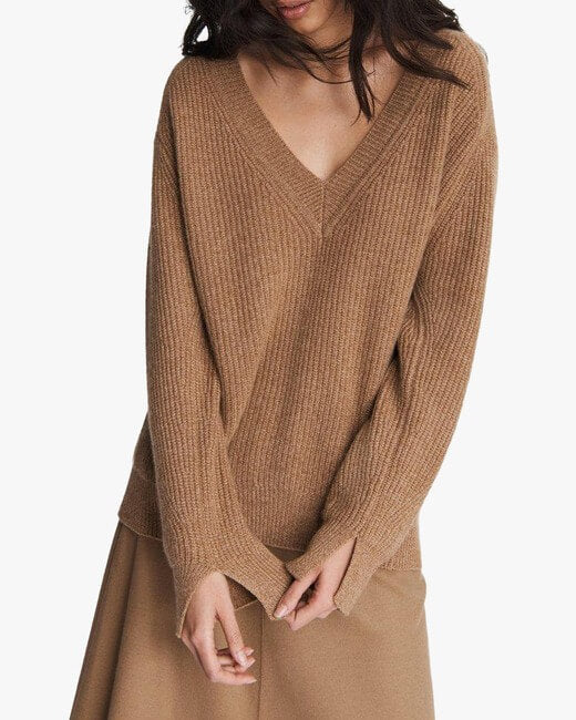 Pierce Cashmere V Neck Sweater