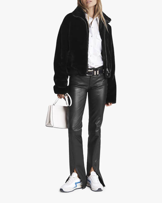 Kacy Faux Fur Bomber
